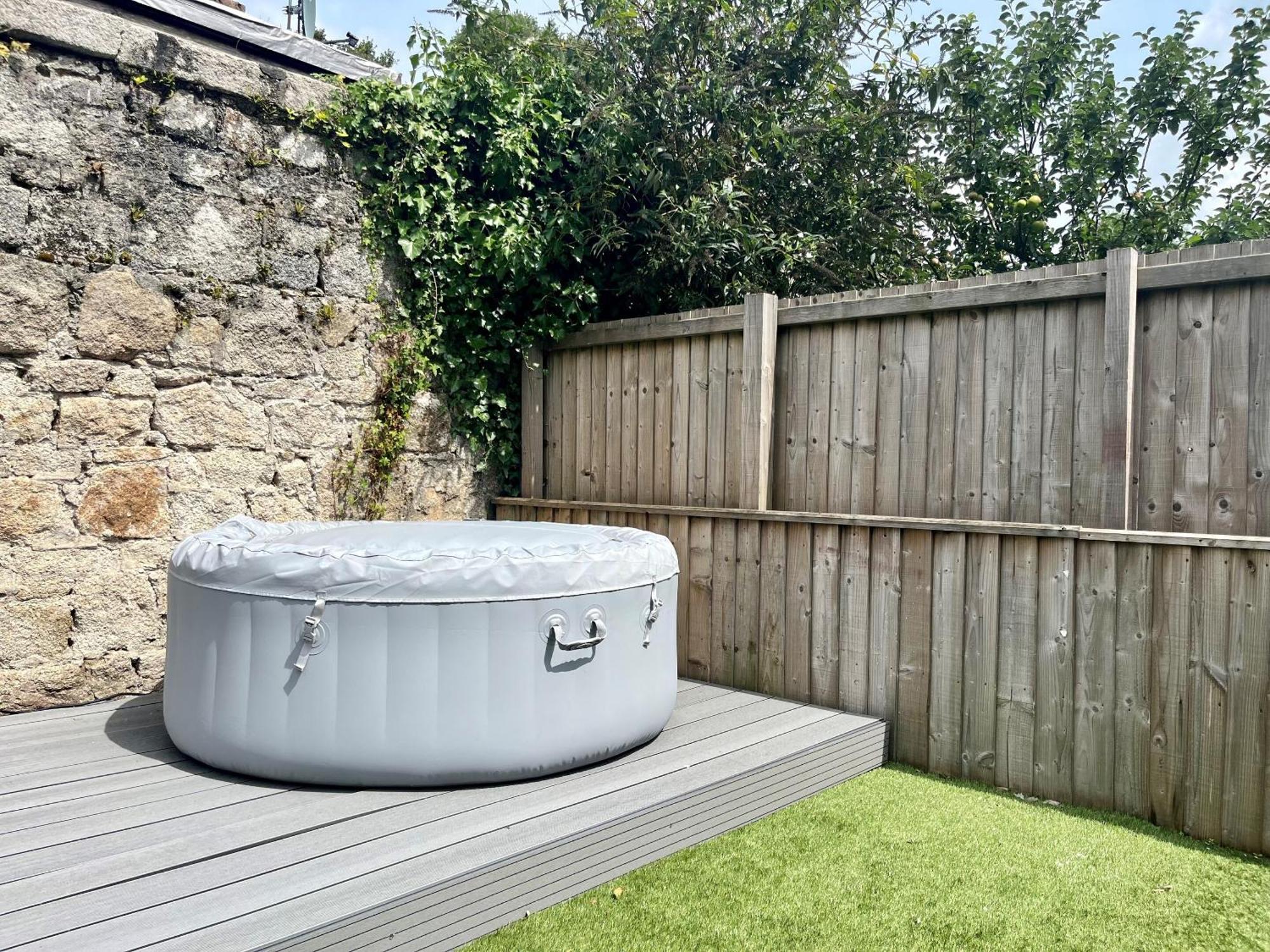 The Coach House - With Hot Tub Villa St Austell Bagian luar foto